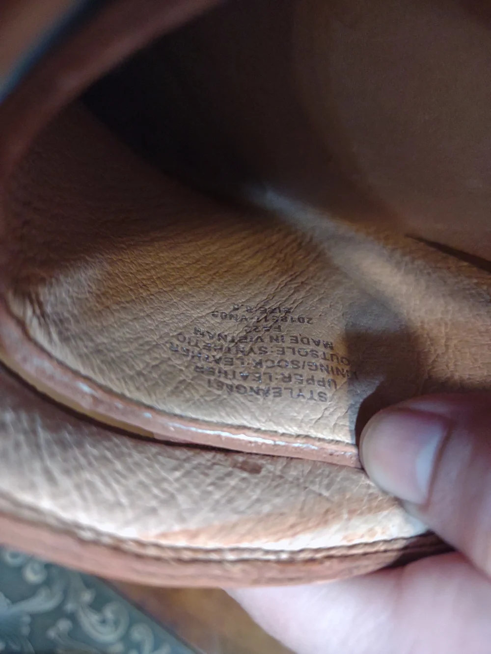 The Cecily Clog in Oiled Leather  English Saddle - Picture 6 of 12